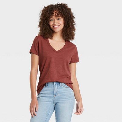 Women's Short Sleeve V-Neck T-Shirt - Universal Thread™