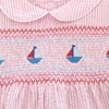 MyKids-USA Summer Baby Girls Sleeveless Sailboat Pattern Striped Dress - 3 of 4