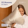 FluffCo 100% Pure Mulberry Silk Pillowcase - Luxurious Cooling Pillowcase for Hair & Skin Care - 2 of 4