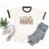 Simply Sage Market Women's Mama Flowers Colorful Short Sleeve Ringer Tee - 3 of 3