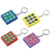 Joyfy 28 Packs Valentine's Day Gift Cards with Tic-Tac-Toe Keychain for Kids Party Favor, Classroom Exchange Prizes, Valentine’s Greeting Cards - 2 of 4