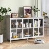 Bella Depot 55.1''W Storage Cabinet with Glass Doors - 3 of 4