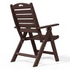 WestinTrends Malibu HDPE Adjustable Highback Folding Patio Dining Chair - 4 of 4