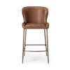 Maven Lane Naomi High Back Vegan Leather Counter Height Bar Stool - 3 of 4