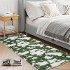 GustoWave Indoor Modern Abstract Rug for Hallways Living Room Patio Decor, Green - 3 of 4