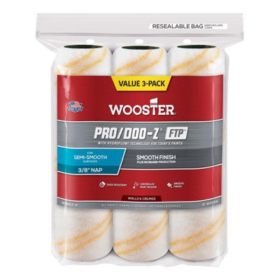 Aazon.co: Wooster Brush RR723-9 Pro/Doo-Z Roller Cover 3/8-Inch Nap...