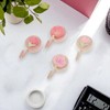 Unique Bargains Utility Heart-Shaped Sticker Hook Beige Rose Red Pink 4 Pcs - 2 of 4