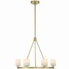 Crystorama Lighting Aragon 6 - Light Chandelier in  Soft Brass - 4 of 4