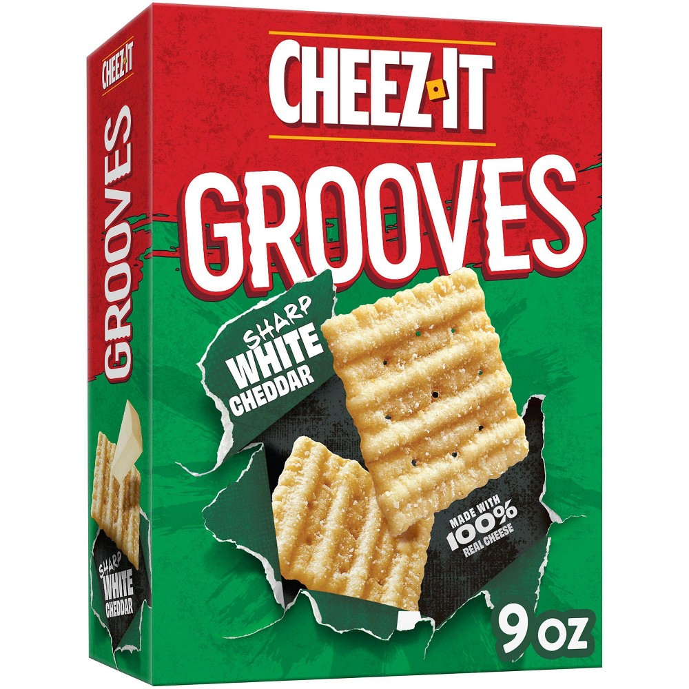 UPC 024100594757 product image for Cheez-It Grooves Sharp White Cheddar Crackers - 9oz | upcitemdb.com