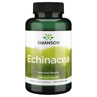 Swanson Echinacea 400 mg 100 Capsules