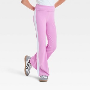 Girls' Sporty Fold Over Flare Pants - art class™ - 1 of 3