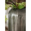 7x7x17" Aluminum Layered Chisel Oval Vase - 3 of 4