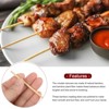 Unique Bargains Bamboo Barbecue Skewers Sticks Wooden Cocktail Picks 450 Pcs - 4 of 4
