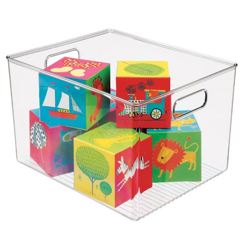 mDesign Plastic Storage Organizer Bin for Household Organization in  Cabinets, Closets, or Inside Any Cubby Storage Organizer, Holds Craft  Supplies