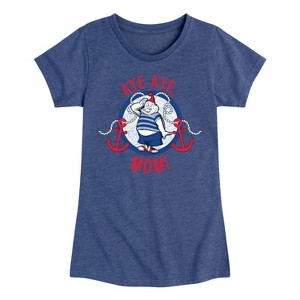 Girls' - Disney - Peter Pan Fitted Short Sleeve Graphic T-Shirt - 1 of 4