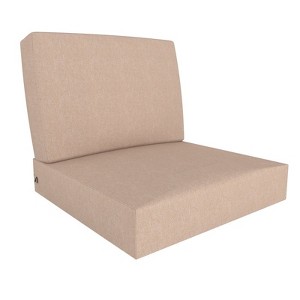 Covers&All Outdoor 5 in Seat / Back Cushion with Highly Durable Olefin Fabric, 25 in W x 25½ in L x 5 in Thick - 1 of 4