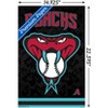 Trends International MLB Arizona Diamondbacks - Snake Head Logo Unframed Wall Poster Prints - 3 of 4