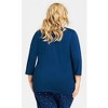 Avenue Women's Plus Size 3/4 Sleeve Dream Big Sleep Top - 3 of 4