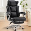 Rbied Ergonomic Office Chair Home Desk Chair with Retractable Footrest and Adjustable Backrest, Reclining Office Chair with Linkage Armrest - 3 of 4
