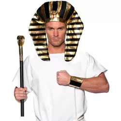 Underwraps Egyptian 3 Piece Adult Costume Accessory Kit | One Size