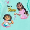 Disney Girls Fleece Sweatshirt with Faux Fur Sleeves Little Kid to Big Kid - 3 of 4