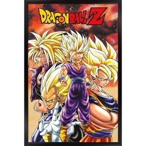 Trends International Dragon Ball Z - Saiyans Framed Wall Poster Prints - 1 of 4