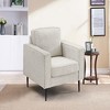 Upholstered Armchair Single Sofa Chair, Dirt-resistant Chenille Modern Upholstered Love Seat Accent Chair - 2 of 4