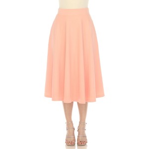 Women's Flared Midi Skirt - 1 of 4