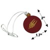 Elon University Primary Logo Mini Small Tiny Wood Christmas Tree Holiday Ornament - 4 of 4