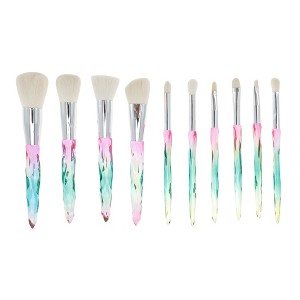 Unique Bargains Convenient Makeup Brush Set 10 Pcs - 1 of 4
