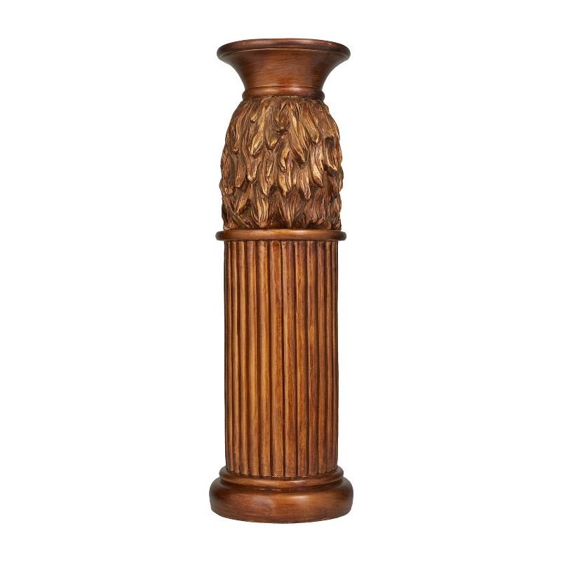 Traditional Polystone Eagle Pedestal Table Bronze - Olivia &#38; May, 4 of 9