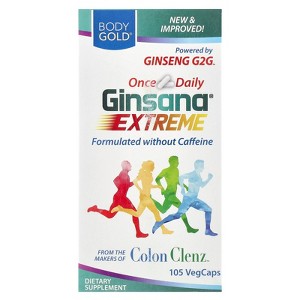 BodyGold Ginsana® Extreme, 105 VegCaps - 1 of 3