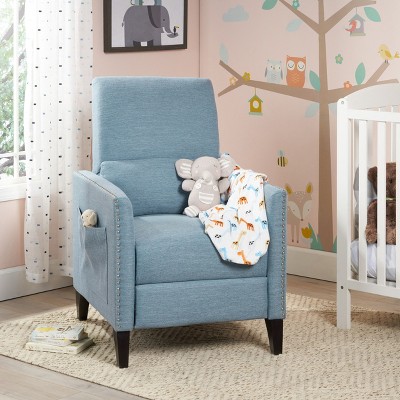 Modern Unholstered Push Back Recliner with Fabric for living room-Christopher Knight Home