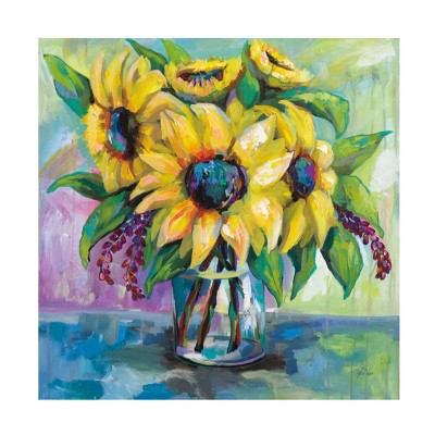 18" x 18" Jeanette Vertentes 'Summer' Unframed Wall Canvas - Trademark Fine Art