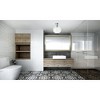 Elegant Lighting Baxter 1 Light Chrome Flush Mount With Clear Glass - 2 of 4