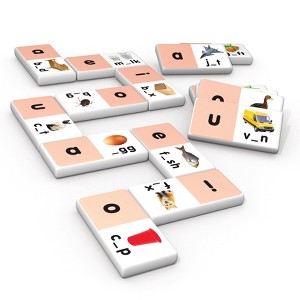 Junior Learning: Short Vowel Dominoes Action Tile Game - 1 of 2