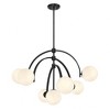 Savoy House Marias 7 - Light Chandelier in  Matte Black - 2 of 3
