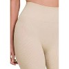 Women's Ribbed Seamless High Waisted Legging - ZENANA - 2 of 2