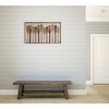 47.2" x 28" Wood Framed Raised Paddles Wall Canvas Art - Storied Home: MDF Embossed Nautical Decor - 2 of 4