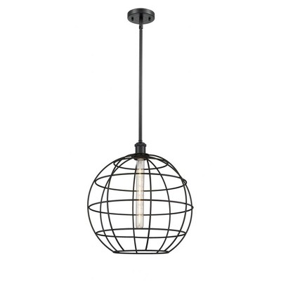 Innovations Lighting Lake Placid 1 - Light Pendant in  Matte Black