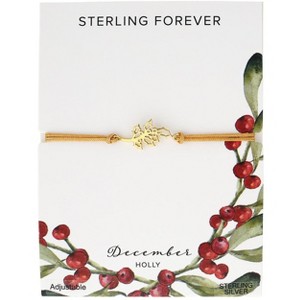 SHINE by Sterling Forever Sterling Silver Birth Flower Bolo Bracelet - 1 of 2