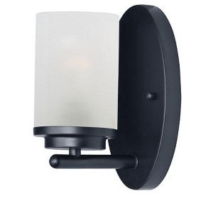 Maxim Lighting Corona 1 - Light Vanity in  Black - 1 of 1