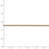 Black Bow Jewelry 1mm, 14k Yellow Gold, Solid Franco Chain Bracelet - 4 of 4
