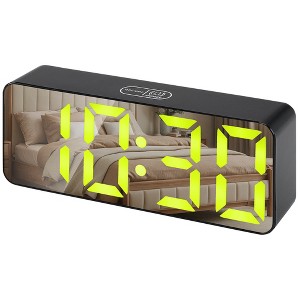 REGALWOVEN Digital Corded Electric Plastic Voice Control Alarm Clock 5.5"L x 1.2"W x 2.2"H 1 Pc - 1 of 4