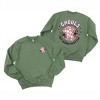 Simply Sage Market Women's Graphic Sweatshirt Ghouls Disco Ball Front and Back - 2 of 4