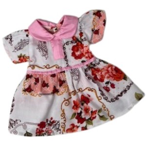 Doll Clothes Superstore Handmade Sweet Pink Flower Dress for 14 Inch Baby Alive & Little Baby Dolls - 1 of 4