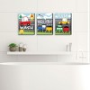 Big Dot of Happiness Cars, Trains, and Airplanes - Transportation Kids Bathroom Rules Wall Art - 7.5 x 10 inches - Set of 3 Signs - Wash, Brush, Flush - 2 of 4