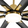 Airsurfer 72" Large Modern Ceiling Fans with Led Lights and Remote for Indoor/Covered Outdoor - 3 of 4