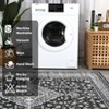 Washable Rugs Non-Slip Vintage Oriental Area Rug Soft Low Pile Carpet Machine Washable Printed Floor Cover with TPR Backing - 4 of 4