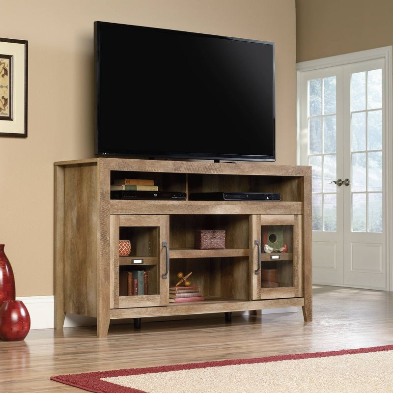 Dakota Pass Entertainment/Fireplace TV Stand for TVs up to 21&#34; Craftsman Oak - Sauder, 6 of 7